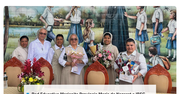 Red Educativa Marianita Provincia María de Nazaret e IBEC formalizan alianza educativa en Ecuador