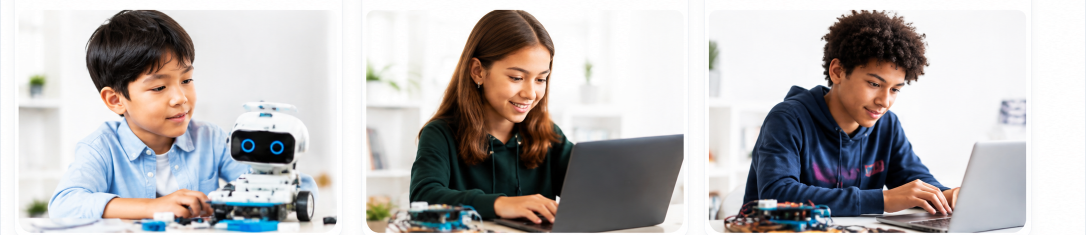 Estudiantes en las etapas exploradores, creadores e innovadores digitales