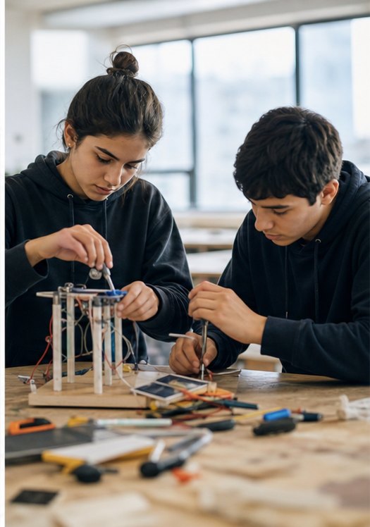 Estudiantes construyen y prueban un prototipo