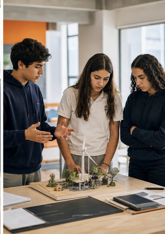 Estudiantes argumentan una solución apoyados en un modelo